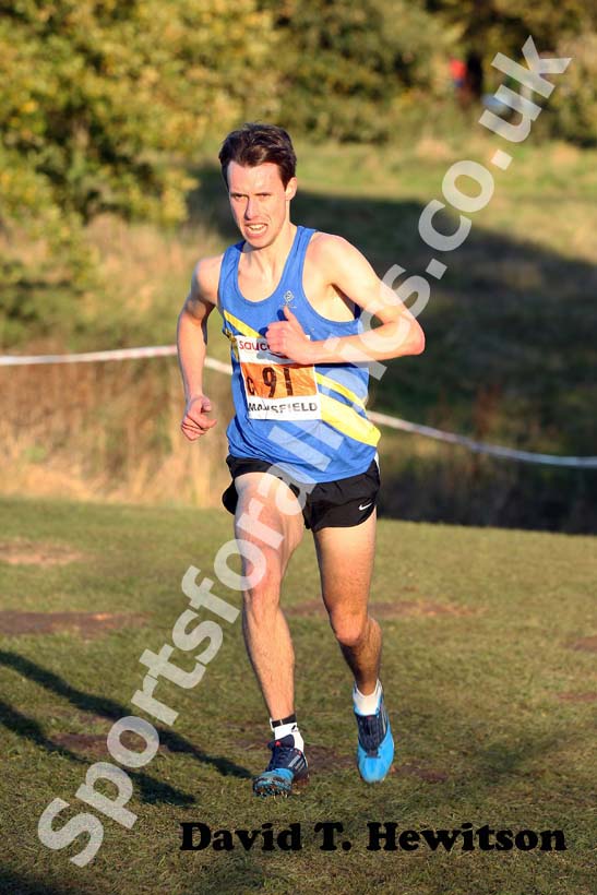 Carl Smith helped Leeds to 2nd place in the 2012 National Cross Country Relay Championships.